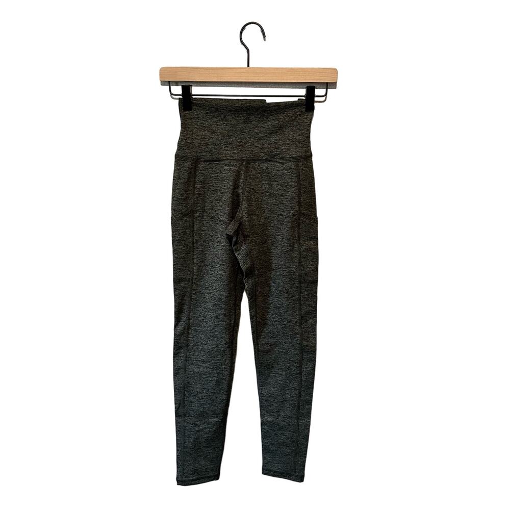 Aerie the hugger green heather leggings